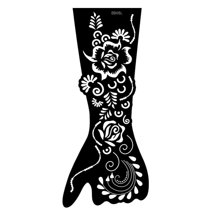 ✨ Tattoo Éphémère Aïssata – Géométrie Mystique