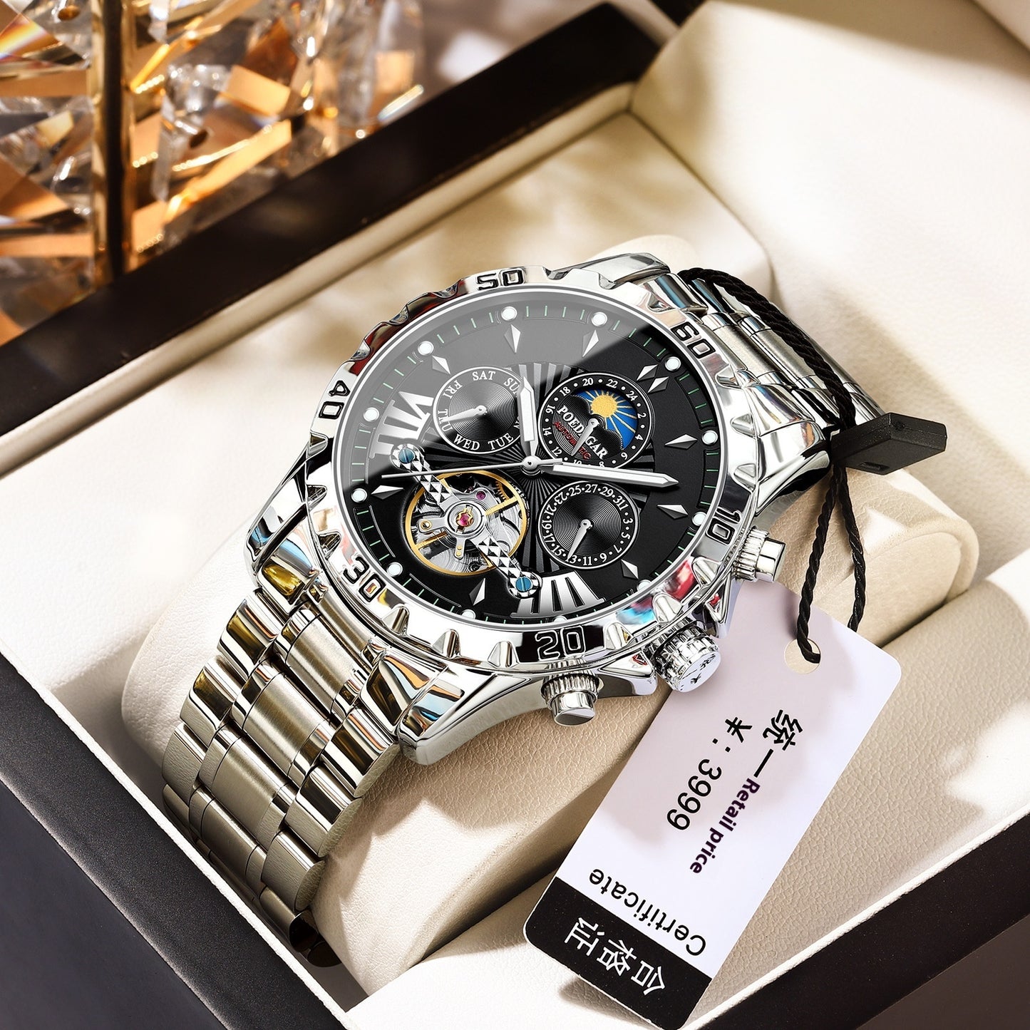 ⌚ MAKOUBA – Montre Automatique Élégance Prestige 🖤🔥