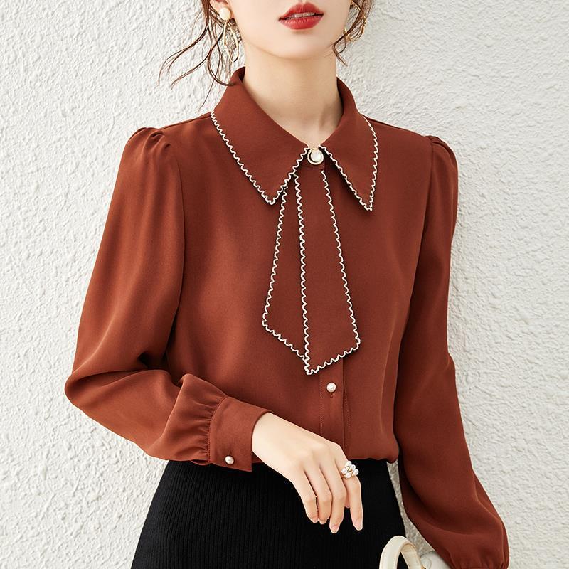 New Design Sense Niche Western Style Shirt Female