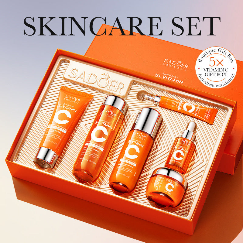 SADOER Five-dimensional C Whitening Brightening Skin Care Gift Box