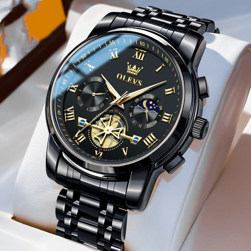 ⌚ OBATALA– Montre Quartz Multifonction Homme ✨