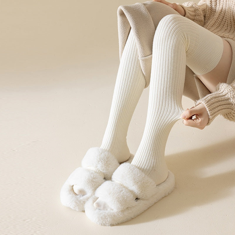 ChicWool Chaussettes Hautes Antidérapantes en Laine