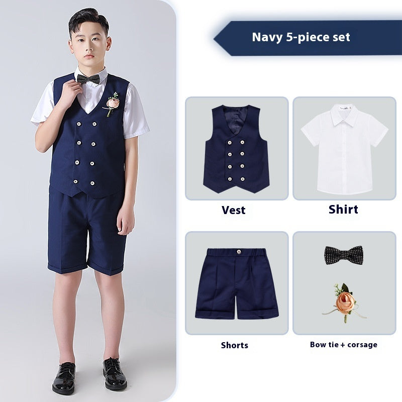 🎩 Costume Chic Garçon – Ensemble 4 ou 5 Pièces Élégant et Confortable