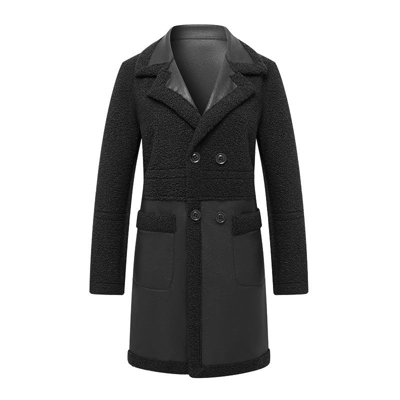 Dioro – Veste cuir synthétique cachemire 🖤🤎✨