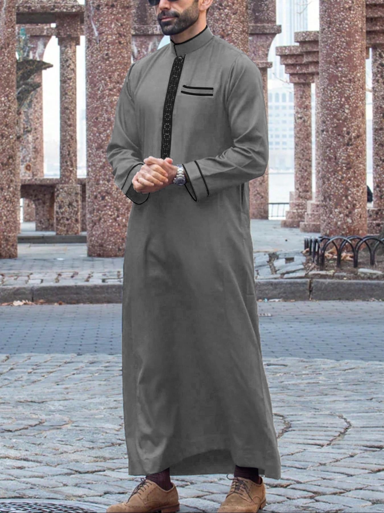 Tariq – Robe Homme Ethnique à Manches Longues