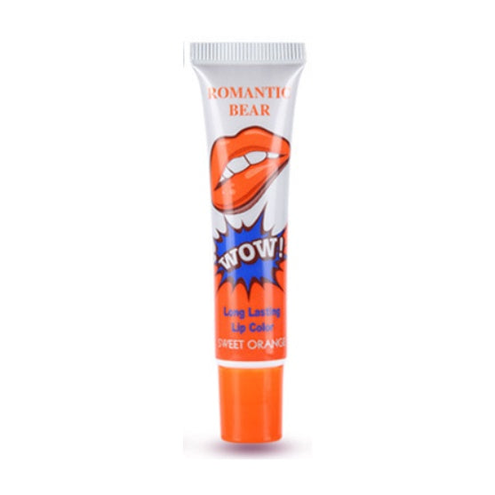 💋 ROMANTIC BEAR – Rouge à Lèvres Peel-Off 6 Couleurs Longue Tenue