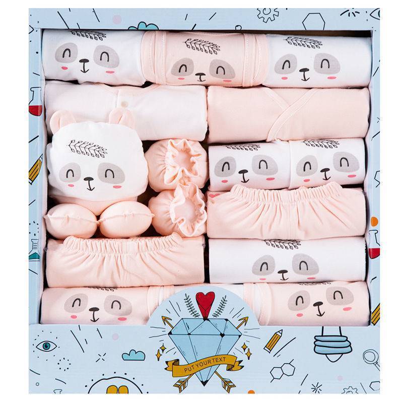 🌸 Children's Gift Box – Spring & Autumn Cotton Baby Suit