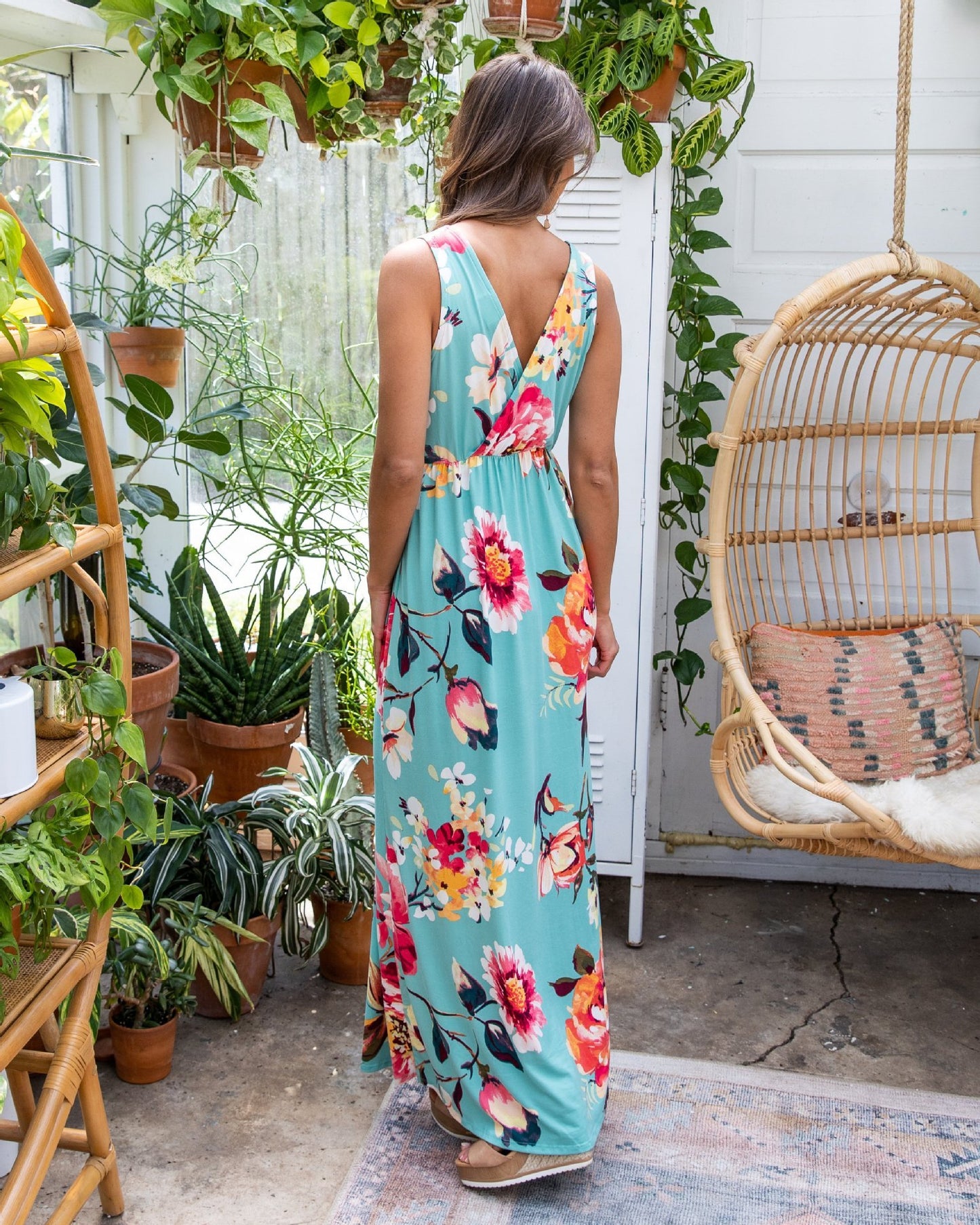 JungleFever 🌿 Robe Fendue à Fines Bretelles