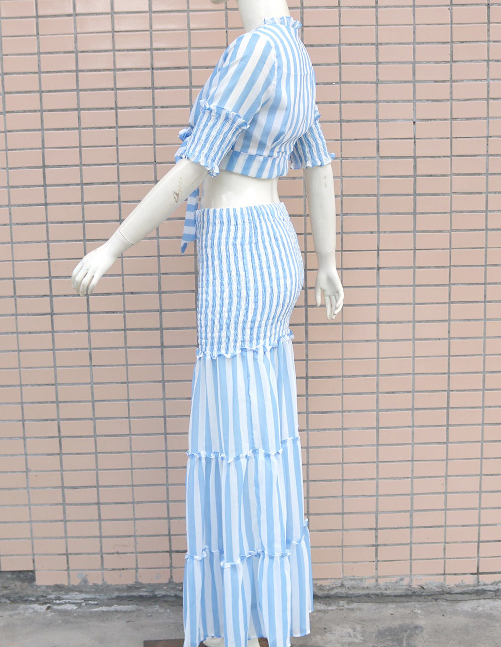 StripeFlair Ensemble Sexy Deux Pièces