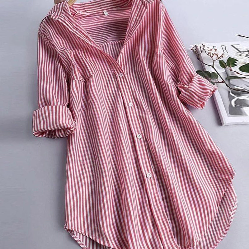 EasyStripes Chemise Ample à Rayures