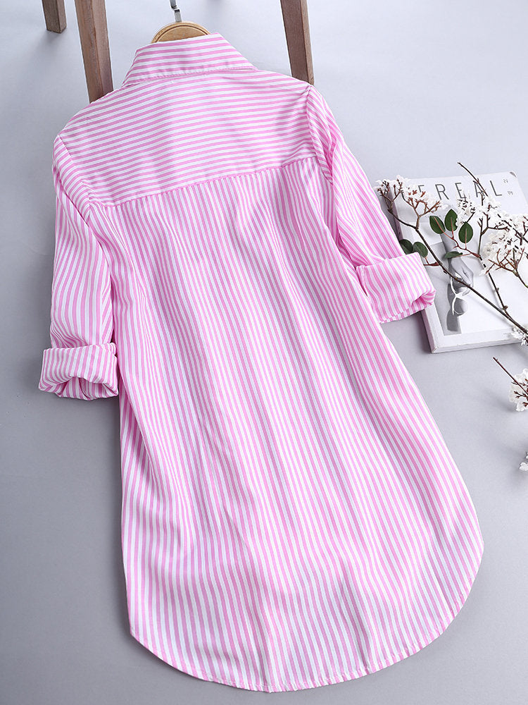 EasyStripes Chemise Ample à Rayures