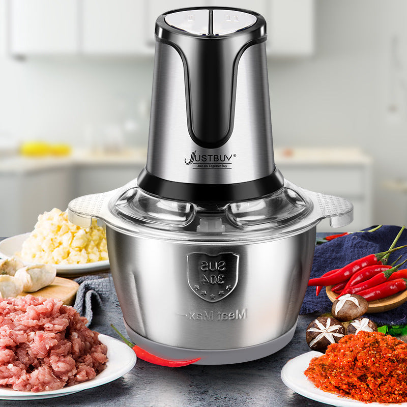 🥩 Robot de Cuisine Multifonction – Hachoir & Mixeur Électrique