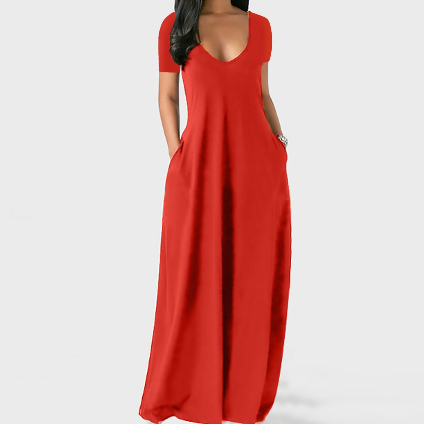 VelvaDream Robe Longue Décolleté V