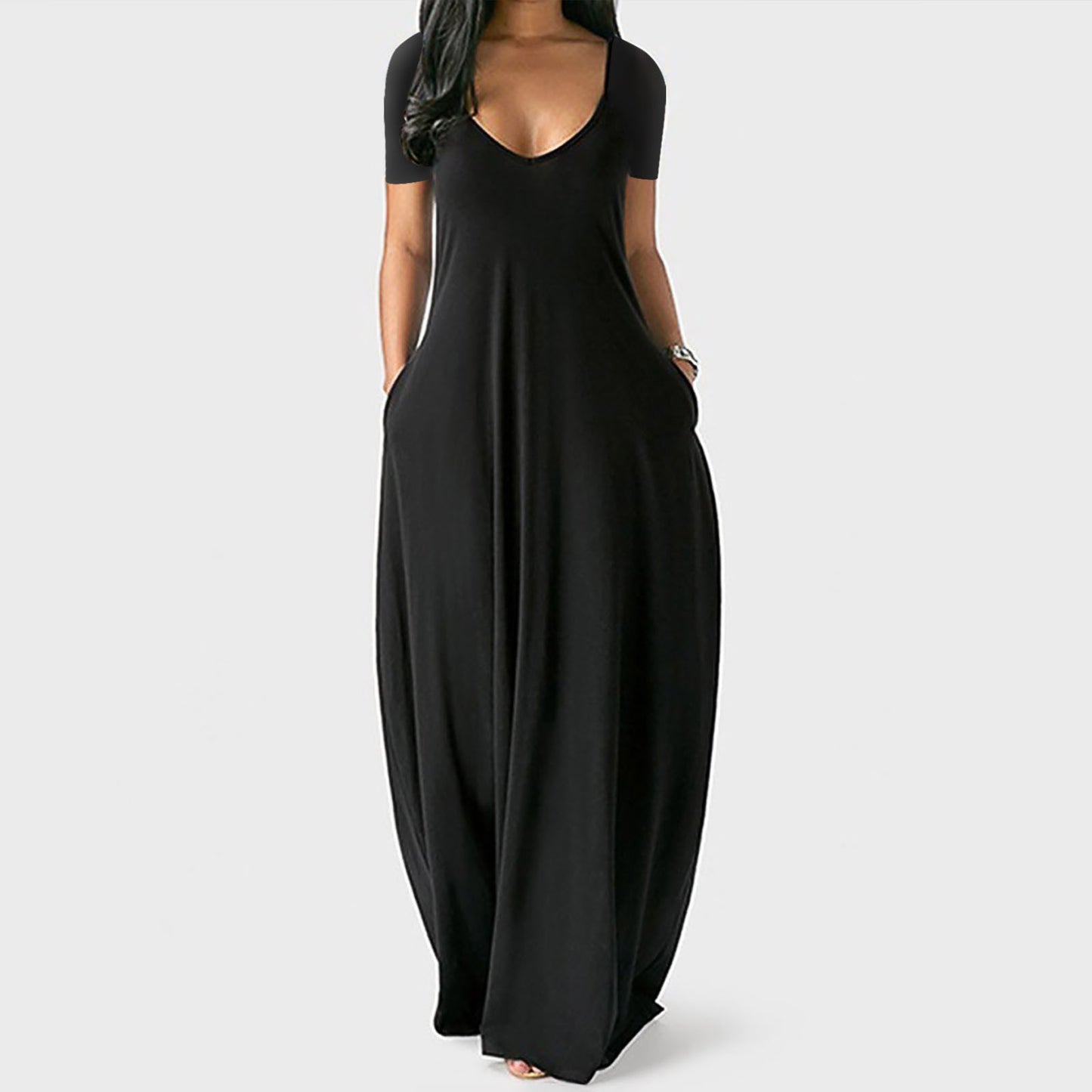 VelvaDream Robe Longue Décolleté V