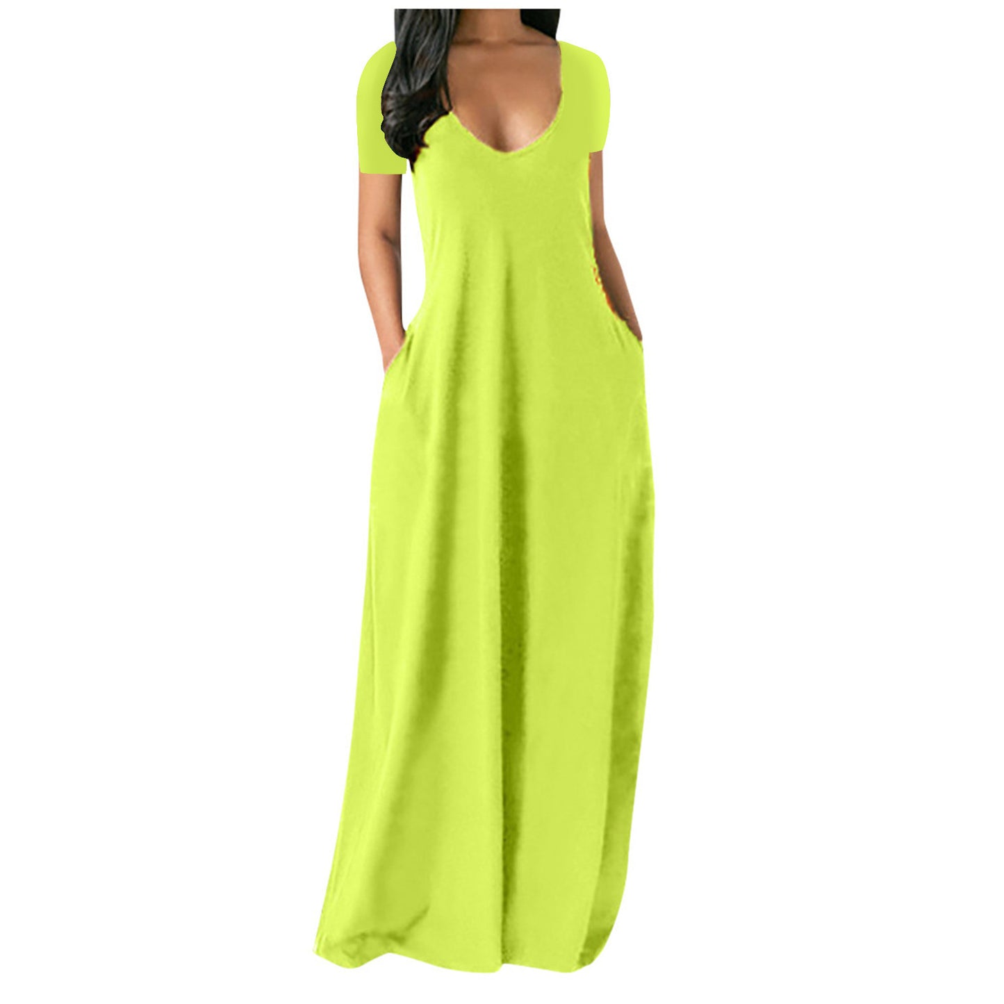VelvaDream Robe Longue Décolleté V
