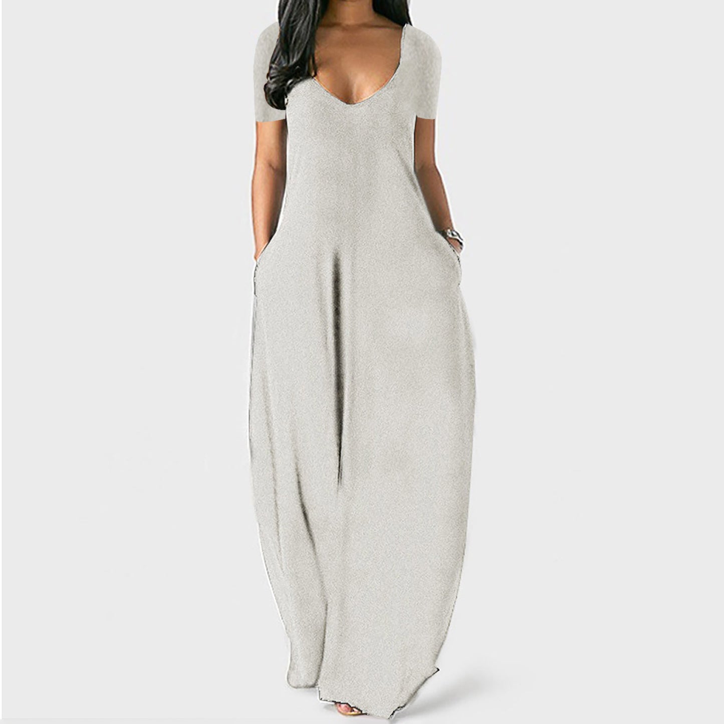 VelvaDream Robe Longue Décolleté V