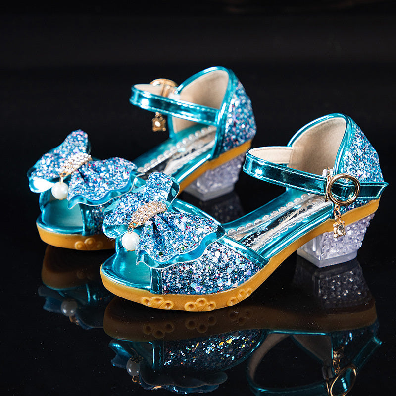 Korean Style All-match Crystal High Heels