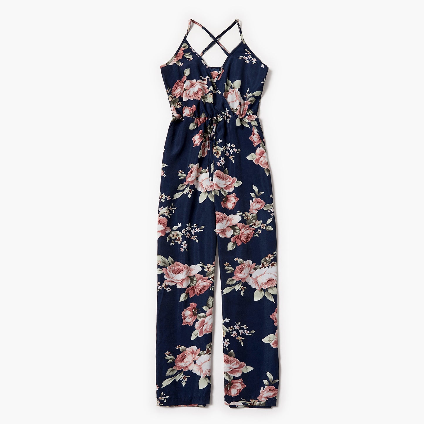Deep V Suspender Jumpsuit Parent-Child Wear