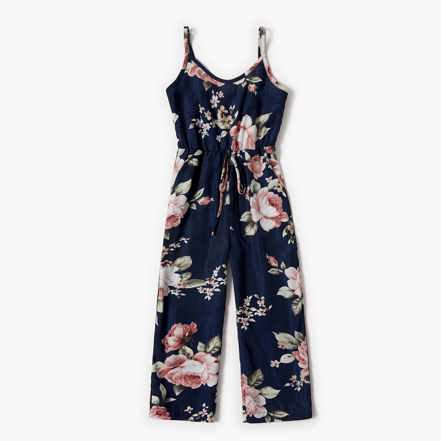 Deep V Suspender Jumpsuit Parent-Child Wear