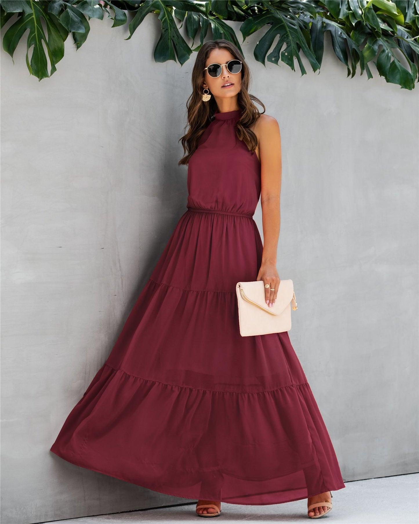 HeraFlow Robe Longue Évasée