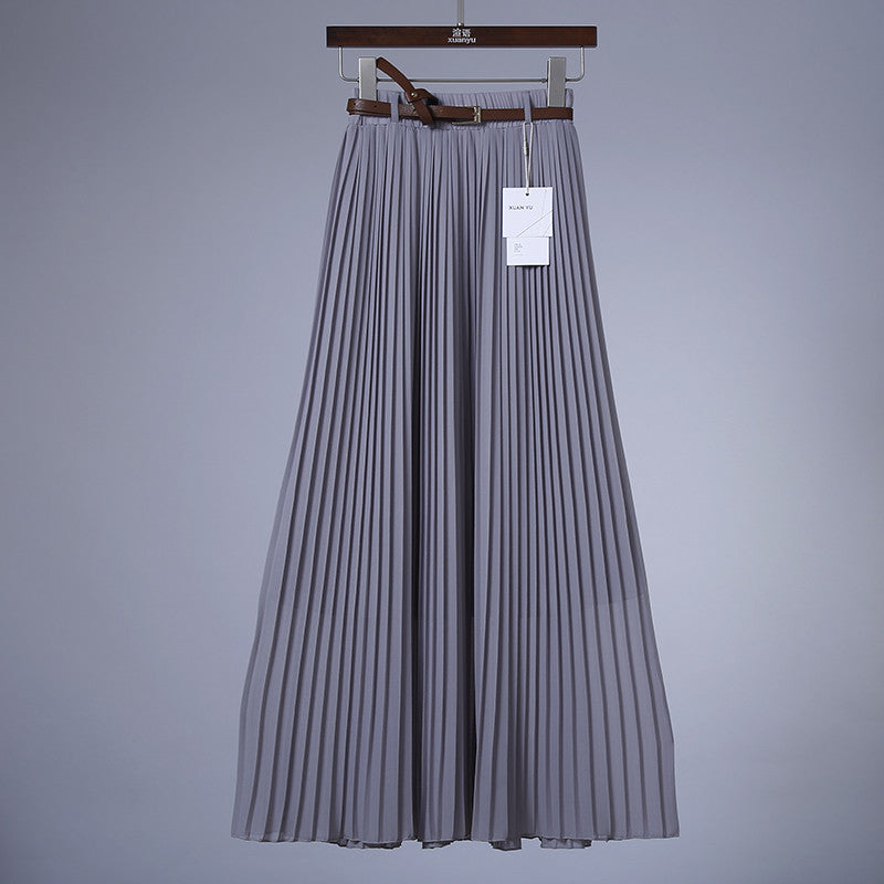 Néné 💃 Jupe Midi Plissée en Chiffon