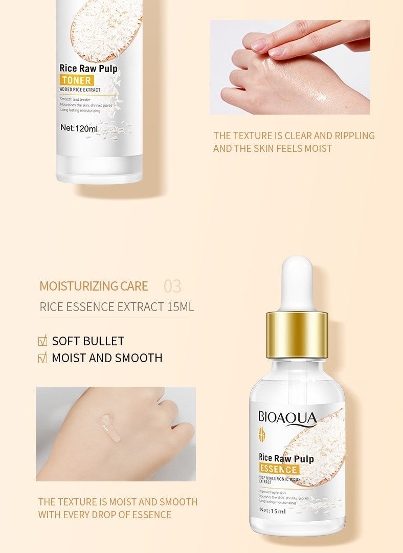 🌿 BIOAQUA – Ensemble Soin Hydratant et Rajeunissant de la Peau (6 pièces)