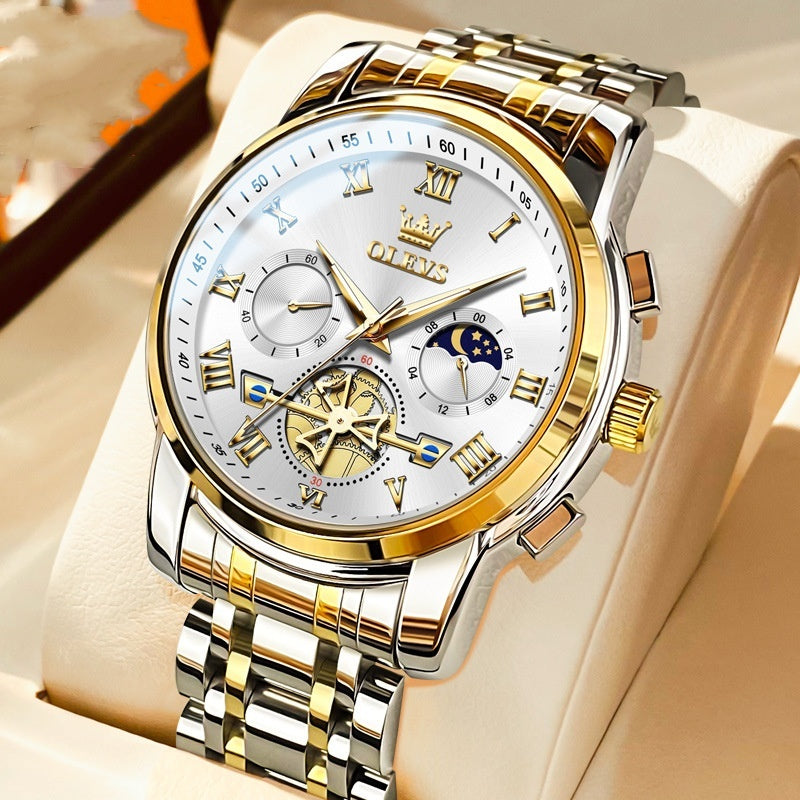 ⌚ OBATALA– Montre Quartz Multifonction Homme ✨