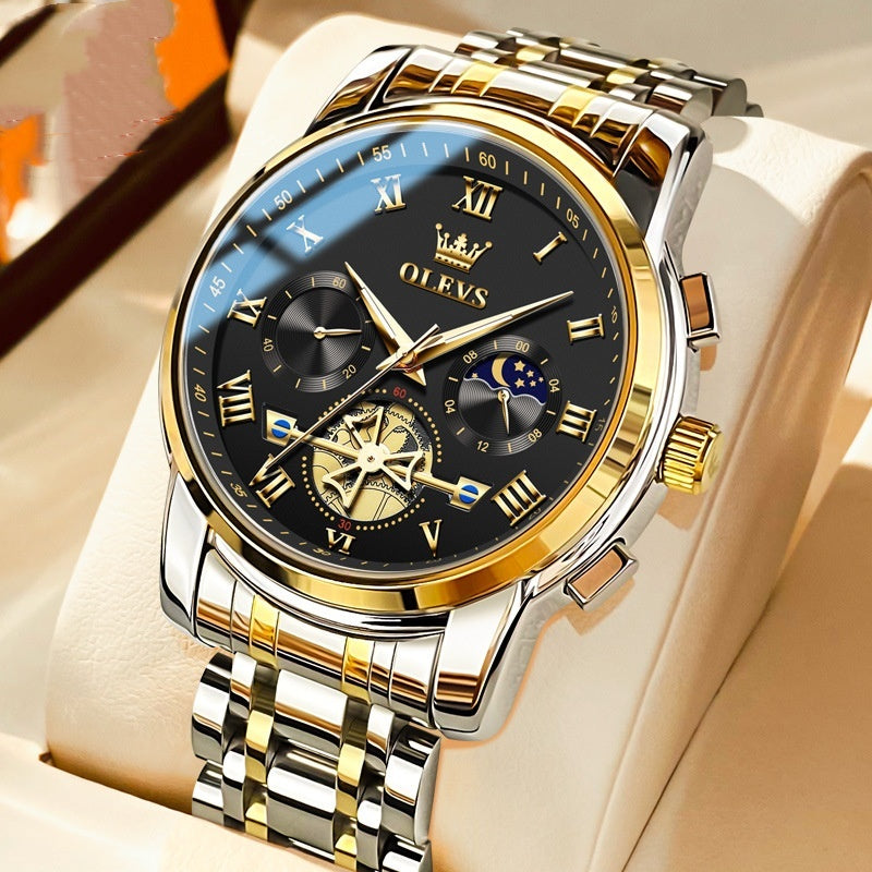 ⌚ OBATALA– Montre Quartz Multifonction Homme ✨