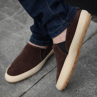 Men's canvas men's shoes breathable low-top casual shoes soft bottom light shoes