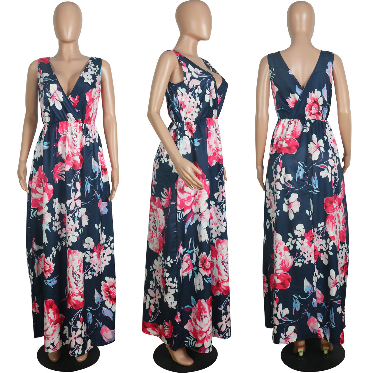 JungleFever 🌿 Robe Fendue à Fines Bretelles