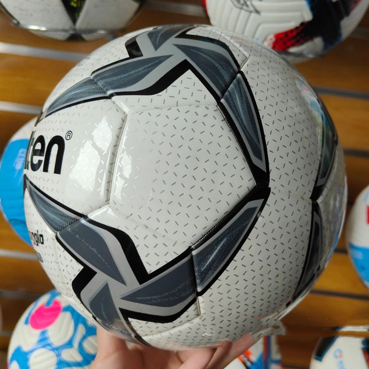 Double Mirror Pu Football Thermal Adhesive Cloth Sticker Explosion-proof Liner