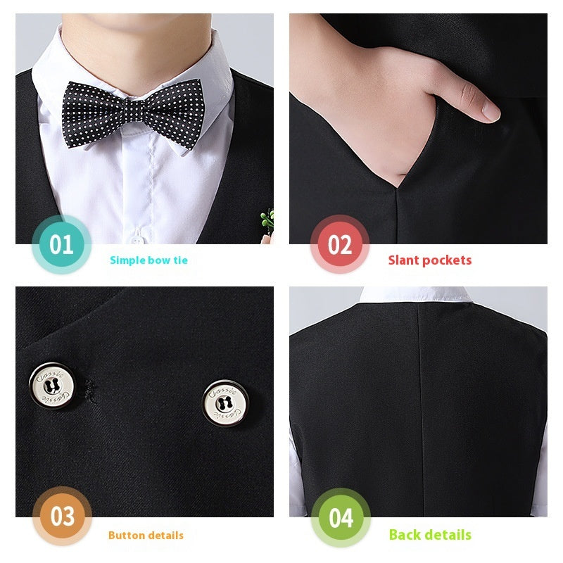 🎩 Costume Chic Garçon – Ensemble 4 ou 5 Pièces Élégant et Confortable