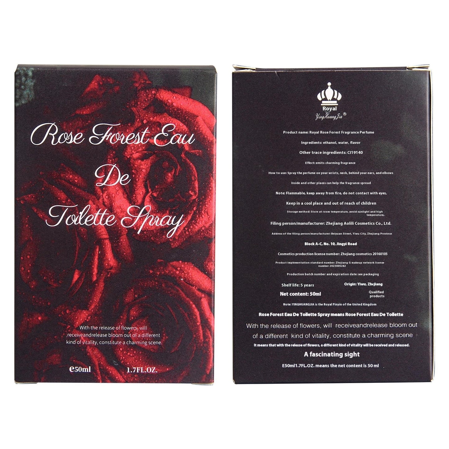 🌹 Rose Forest – Parfum Femme