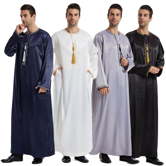 Abdallah – Embroidered Polyester Men's Dress
