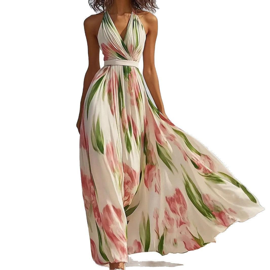 SunLush Robe Longue à Bretelles