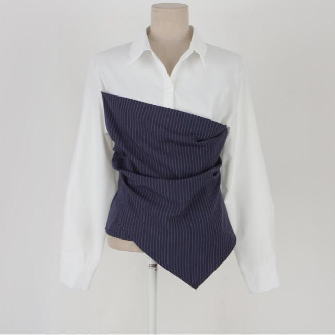 Korean Style Commute Slim-fit Shirt