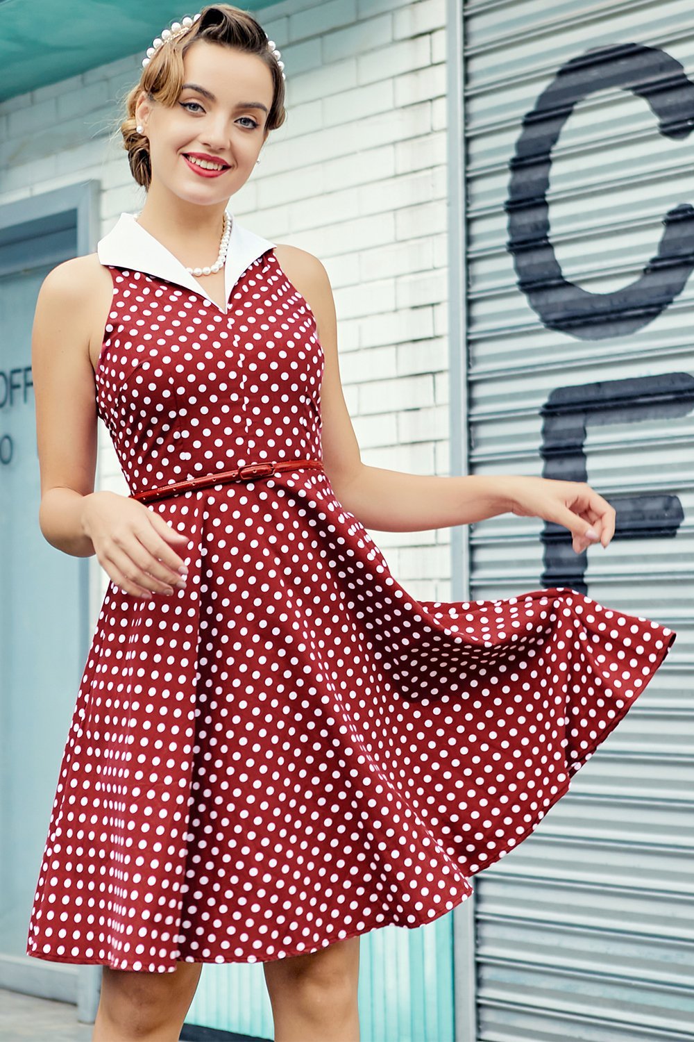 ColorEdge Robe Courte Slim Contrastée