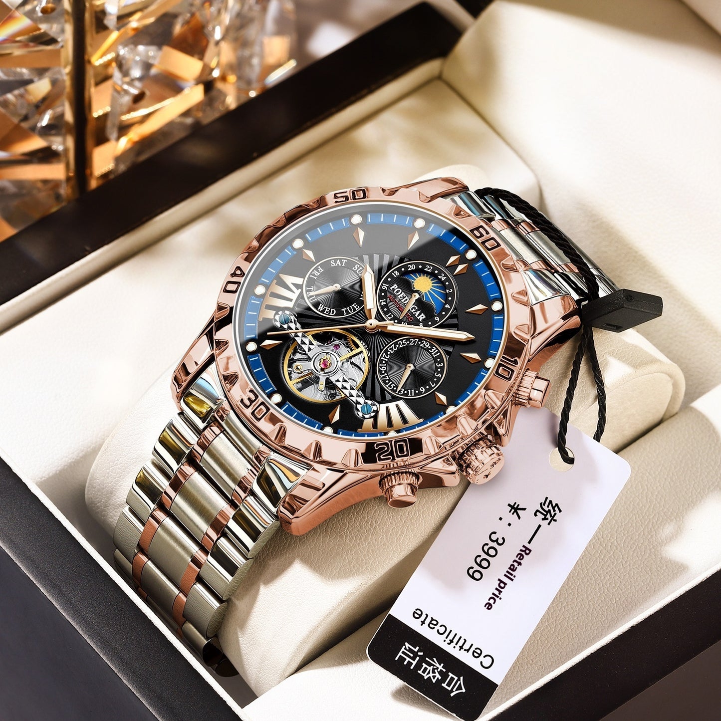 ⌚ MAKOUBA – Montre Automatique Élégance Prestige 🖤🔥