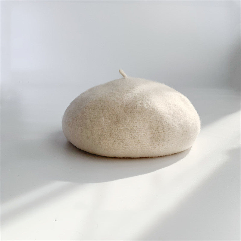 Women's Fashion Casual Warm Solid Color Hat