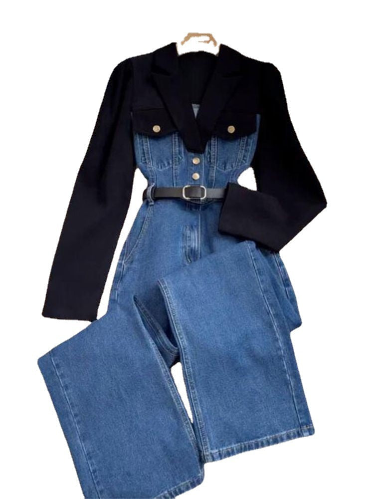 🌟 Nayora – Combinaison Automnale Taille Haute