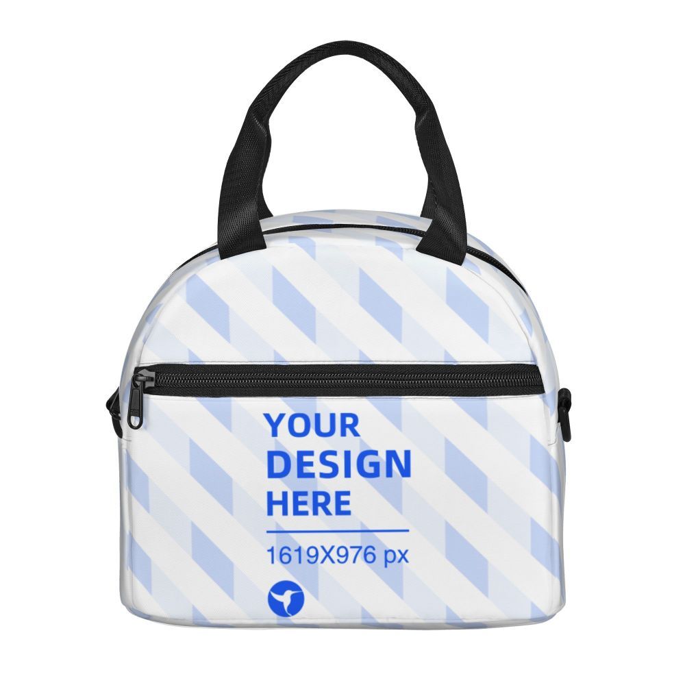 Black Handy Crossbody Insulated Lunch Bag