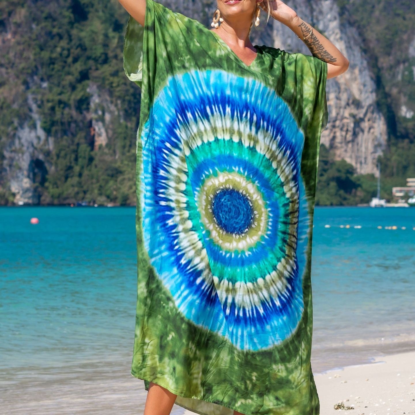 EthnoWave ️ Kimono de Plage Bohème