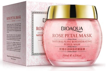 🌹 BIOAQUA – Masque de Nuit à Pétales de Rose et à l'Osmanthus Naturel