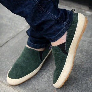 Men's canvas men's shoes breathable low-top casual shoes soft bottom light shoes