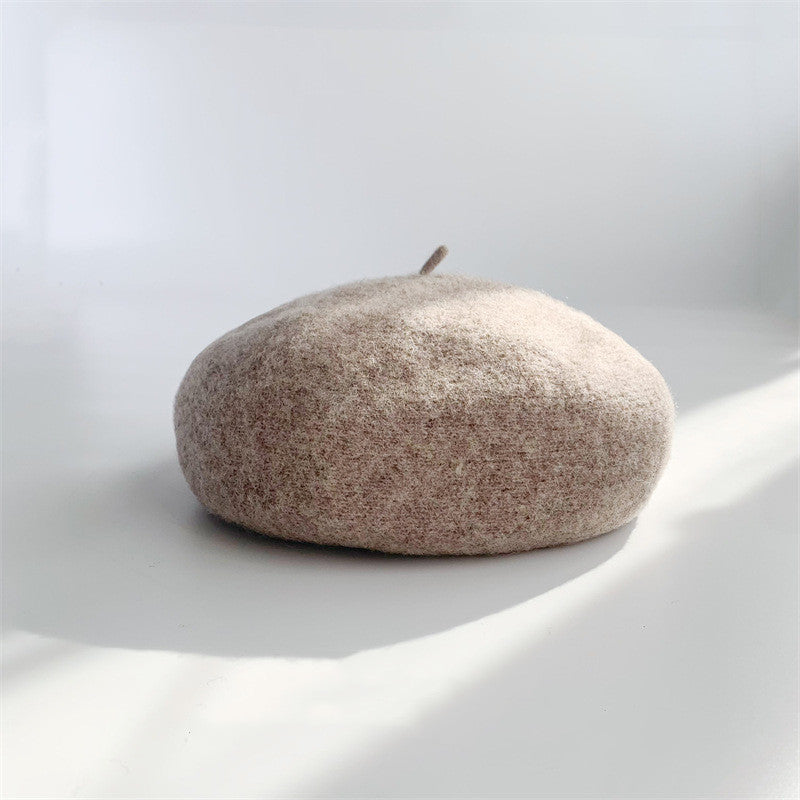Women's Fashion Casual Warm Solid Color Hat