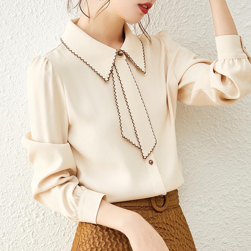 New Design Sense Niche Western Style Shirt Female