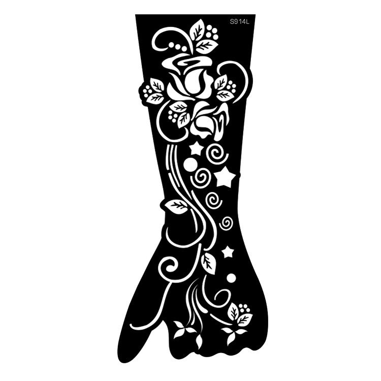 ✨ Tattoo Éphémère Aïssata – Géométrie Mystique