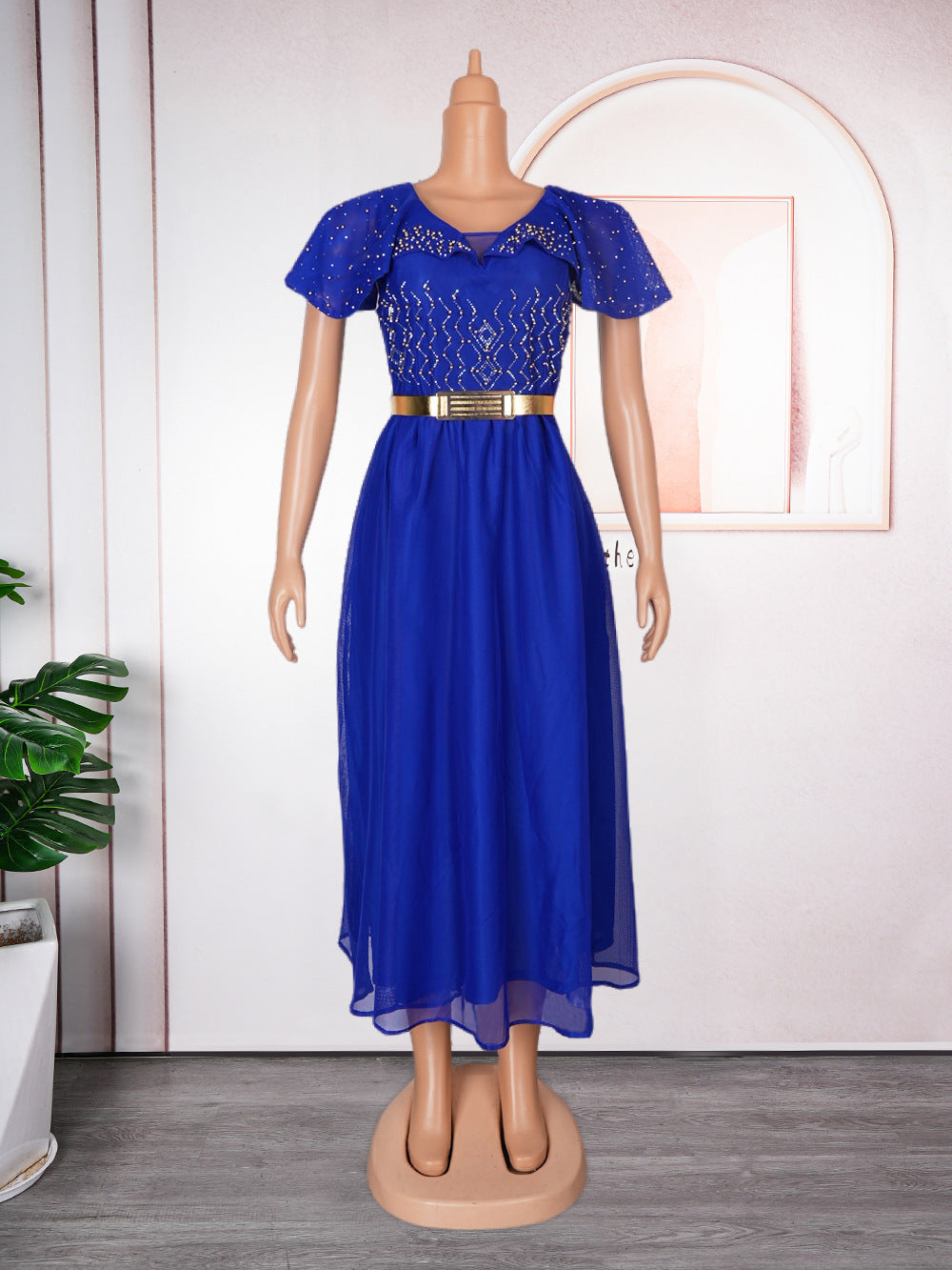 Zahra : Perles Couture & Évasé Majestueux