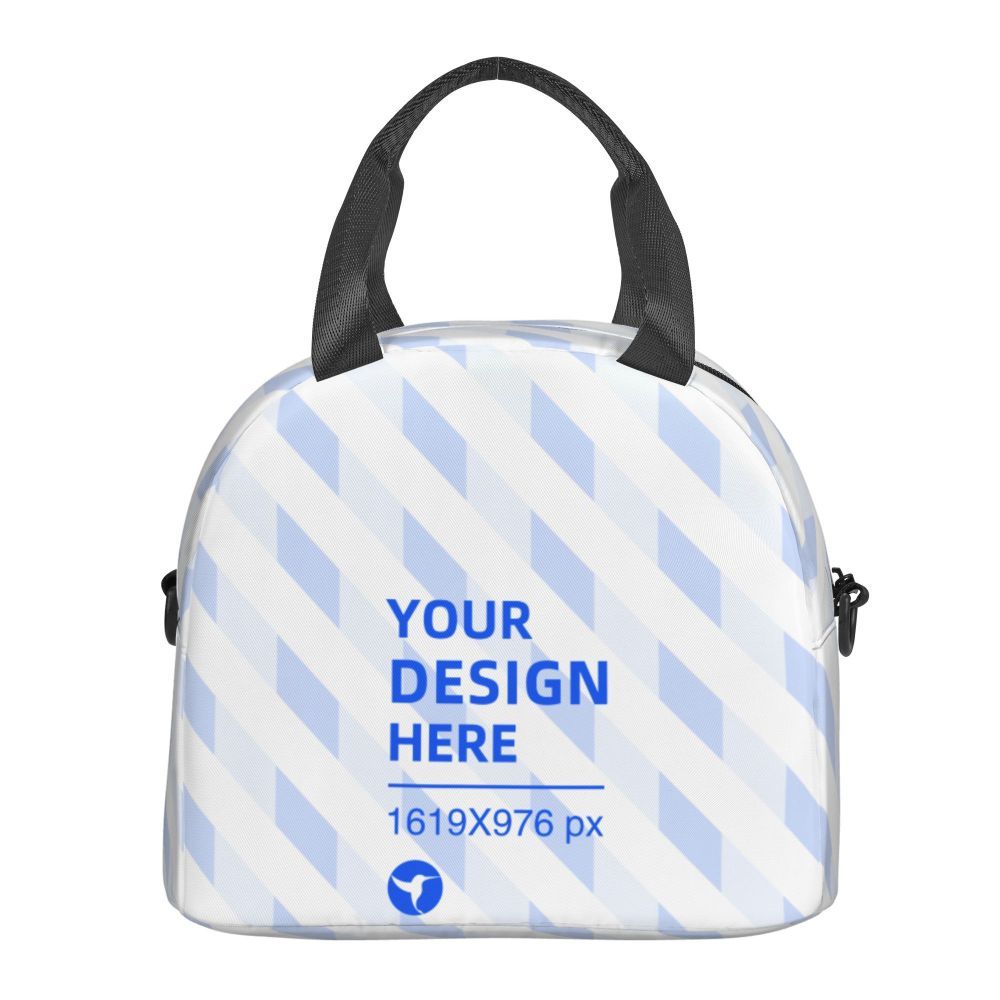 Black Handy Crossbody Insulated Lunch Bag