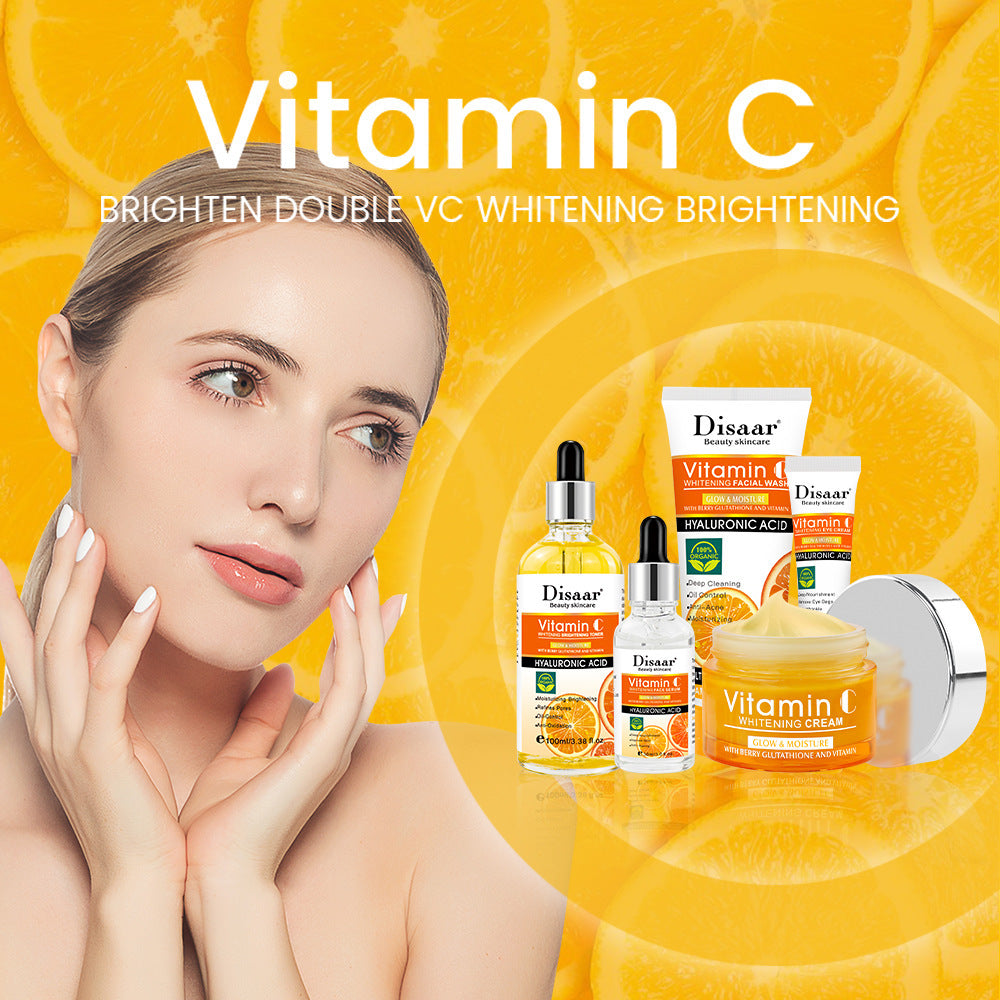 🌟 Disaar Vitamin C Skin Care Set – Hydratation, Éclat et Protection 🌟